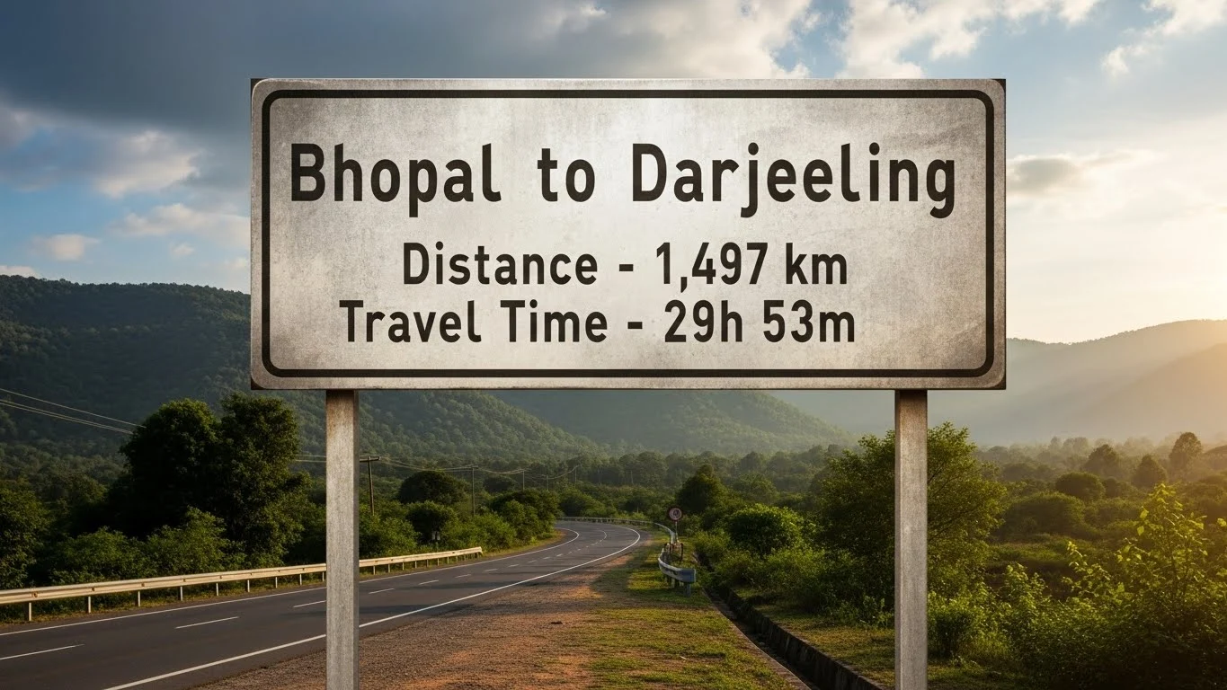 Bhopal to Darjeeling